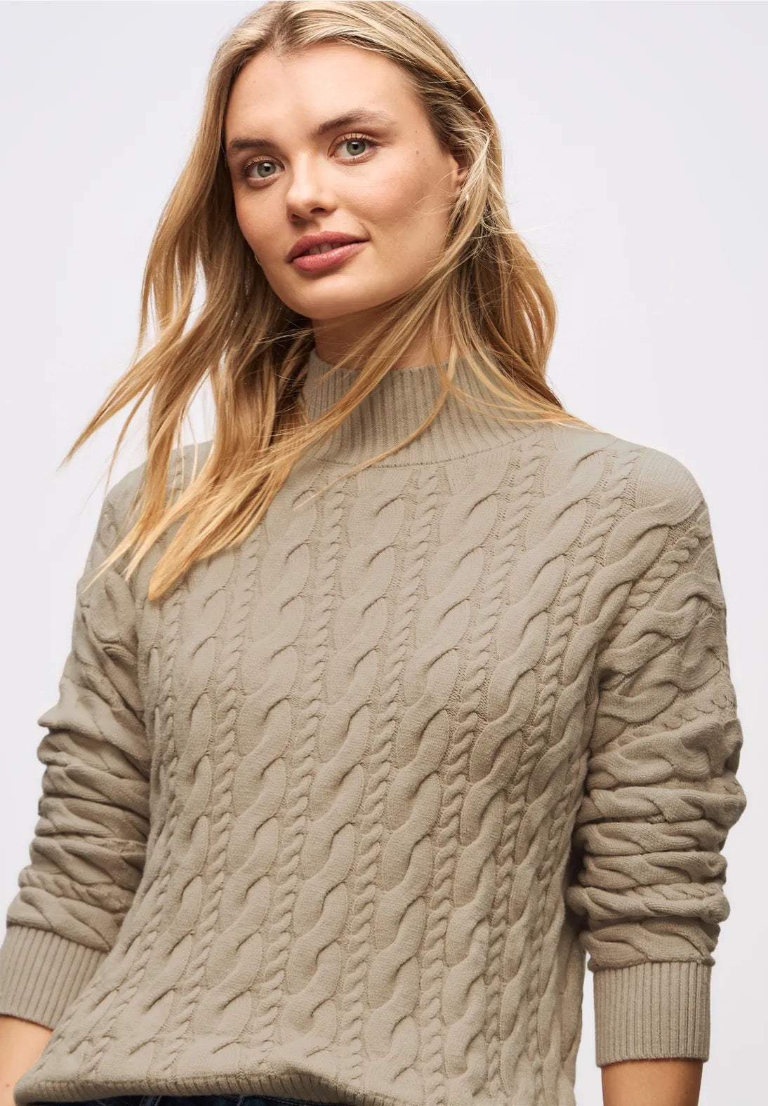 Turtle neck Cable strik