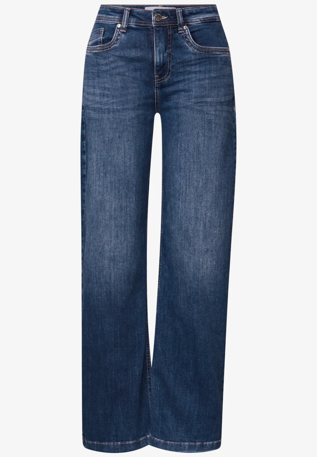 Demin wide legs