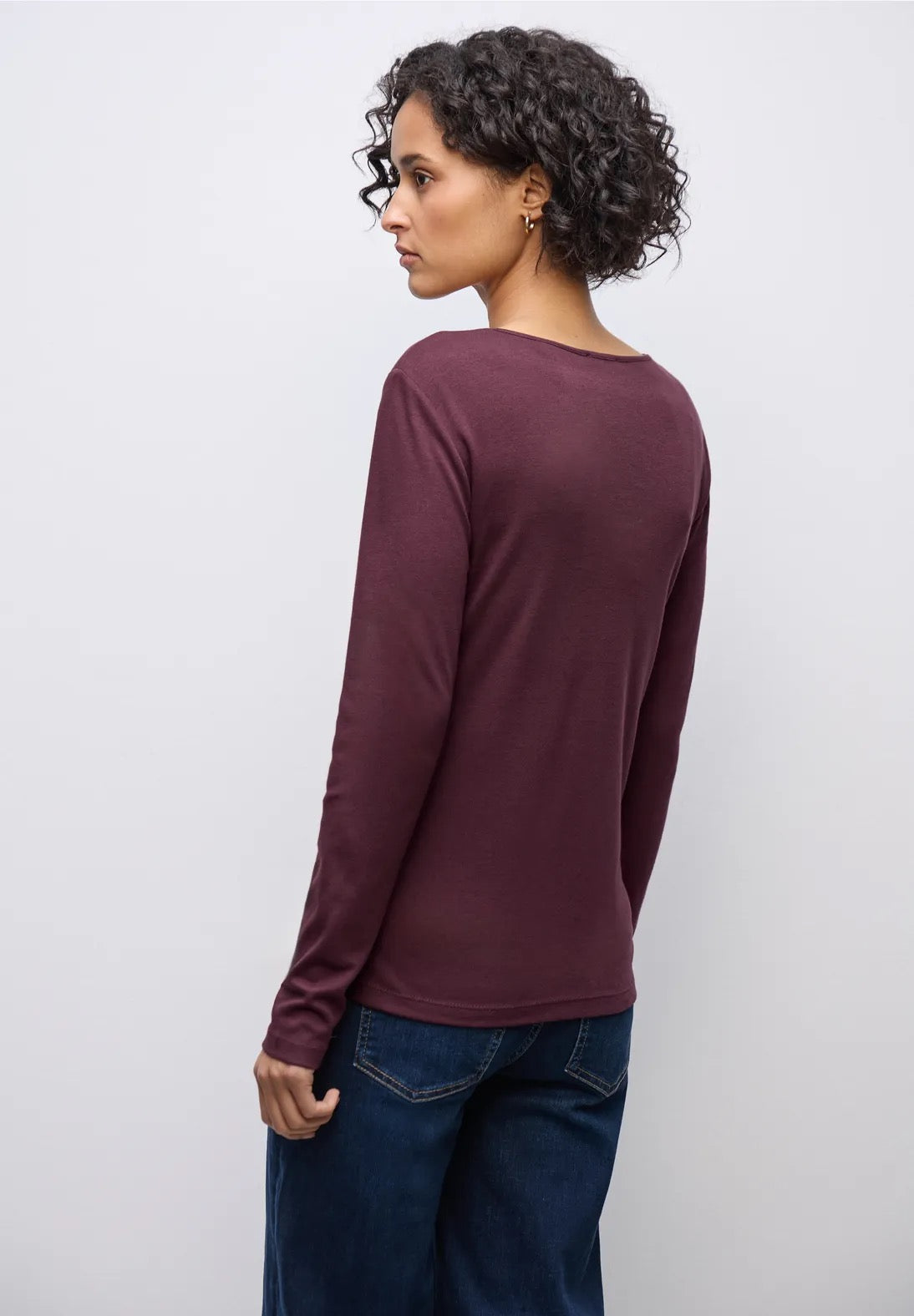 Langærmet tee