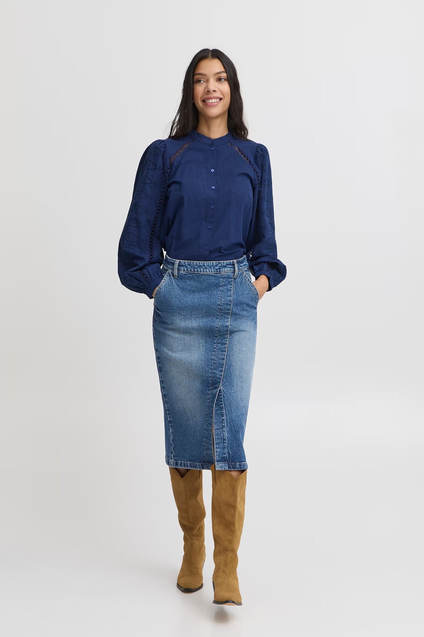 Lara wrap nederdel