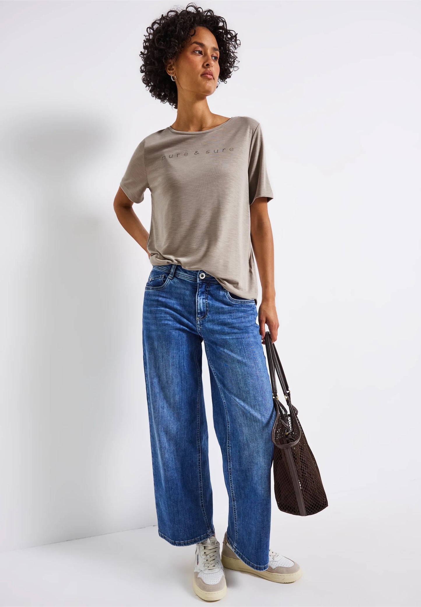 Silk look T-shirts
