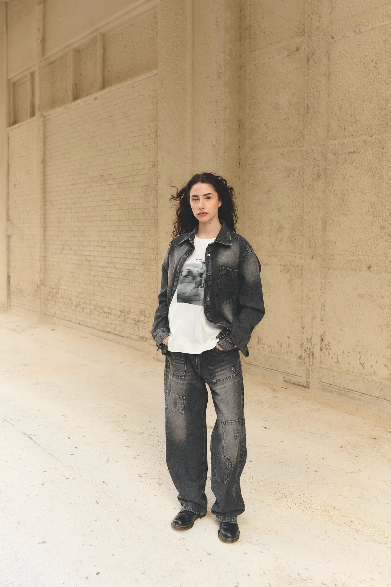 Merle patchwork Jeans