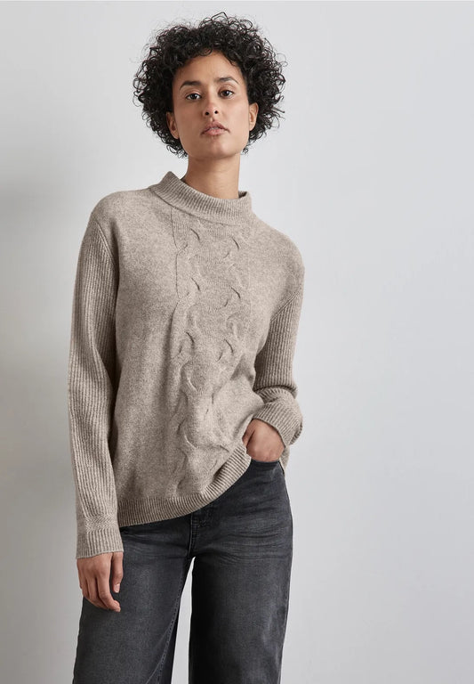 Cable sweater