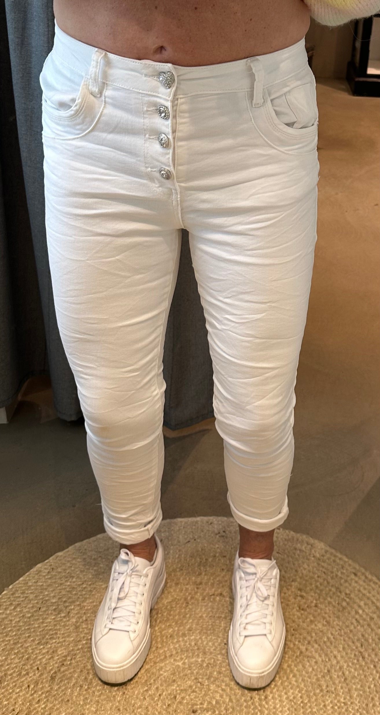 Hvide Jeans